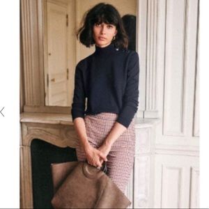 Sezane 100% Merino Jacob Turtleneck